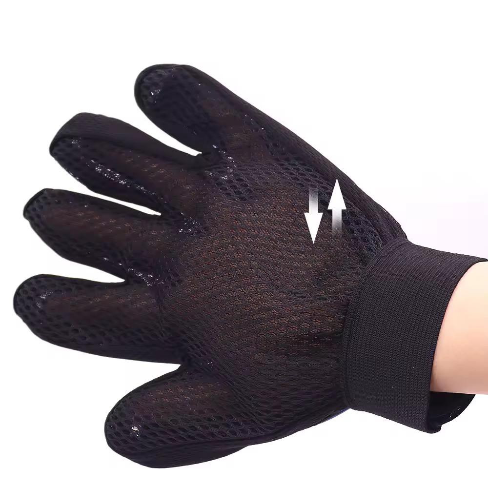 Pet grooming cleaning gloves
