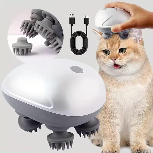 Pet head massager